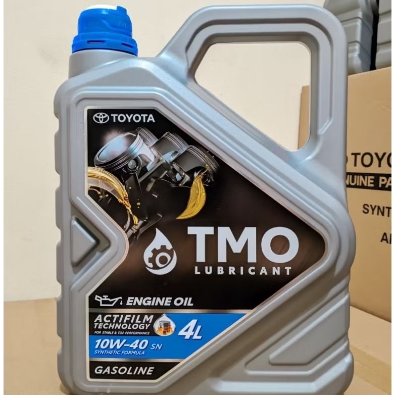 OLI MESIN MOBIL TOYOTA TMO 10W- 40 4L OLI MOBIL ORIGINAL