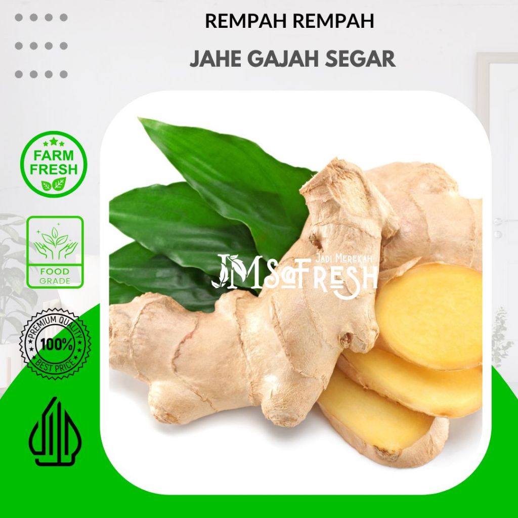

[JM SoFresh] Jahe Gajah Segar Organik 250 Gram
