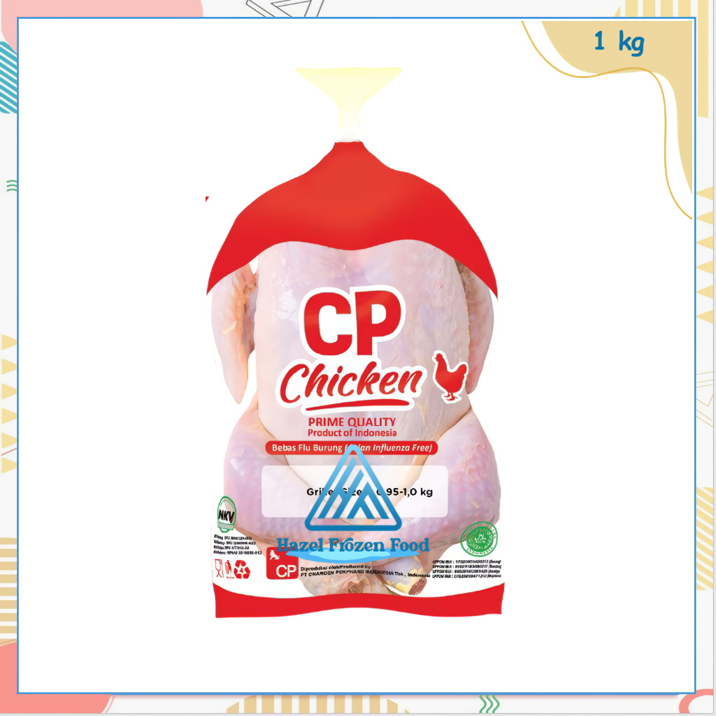 

Ayam Karkas / Ayam Utuh Cp Chicken 1 kg Frozen Food Karawang
