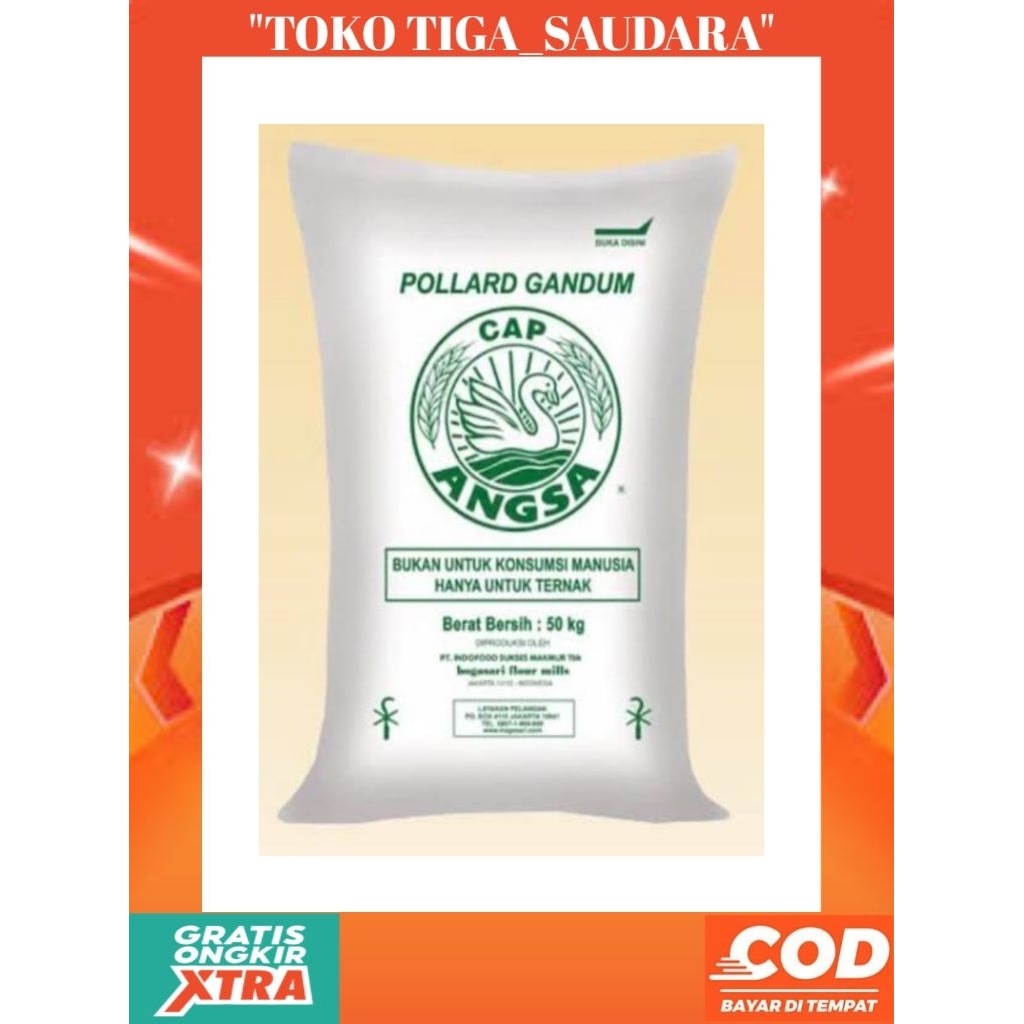 pollard gandum (dedak gandum) cap angsa