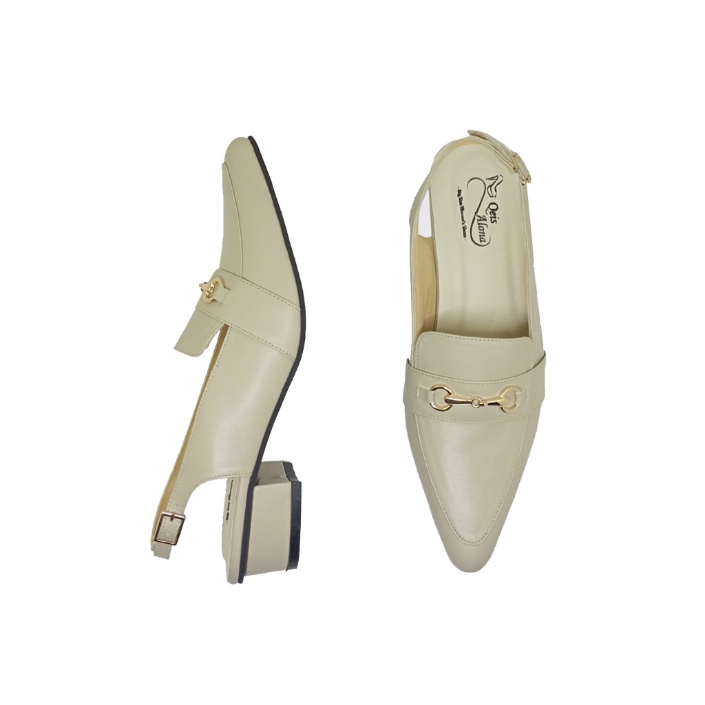 NR_Big_Size Sepatu Sendal Mules Wanita Slip On Kekinian Terbaru