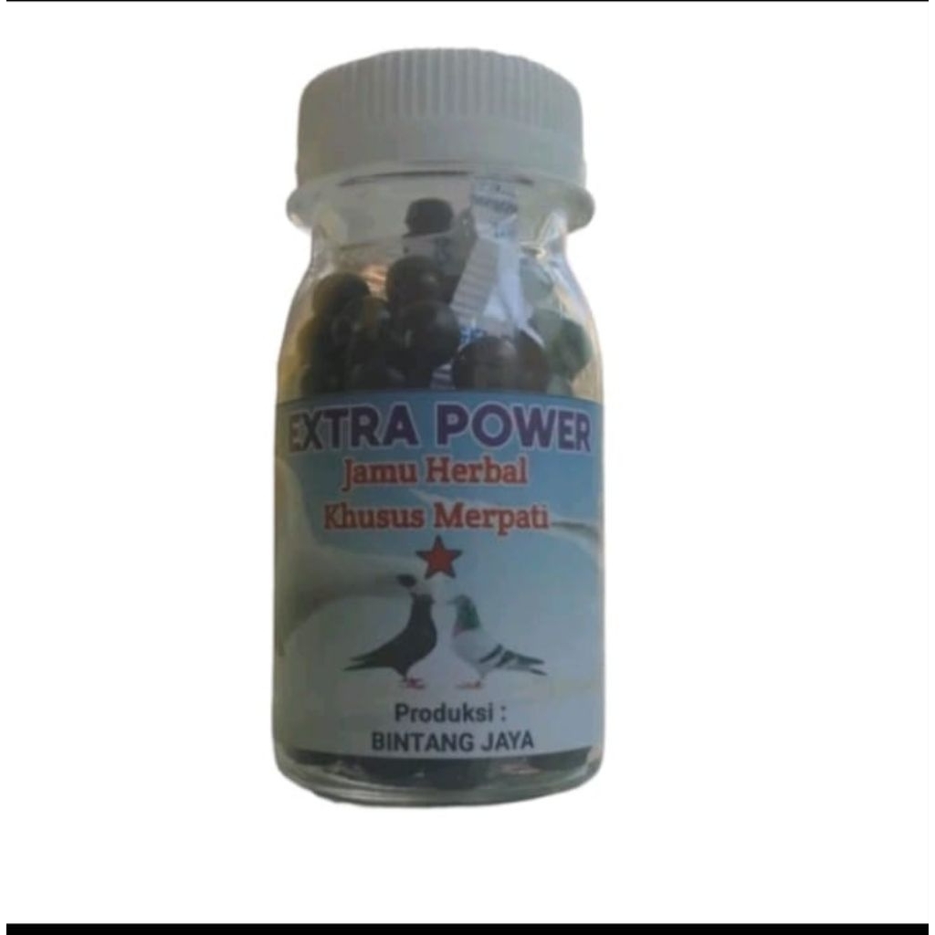EXTRA POWER Jamu Merpati dan obat giring merpati kolong dan balap isi 100 pil