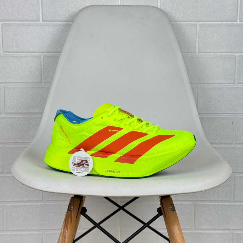 Sepatu Lari Adizero Adios Pro 4 'Lucid Lemon Impact Orange'