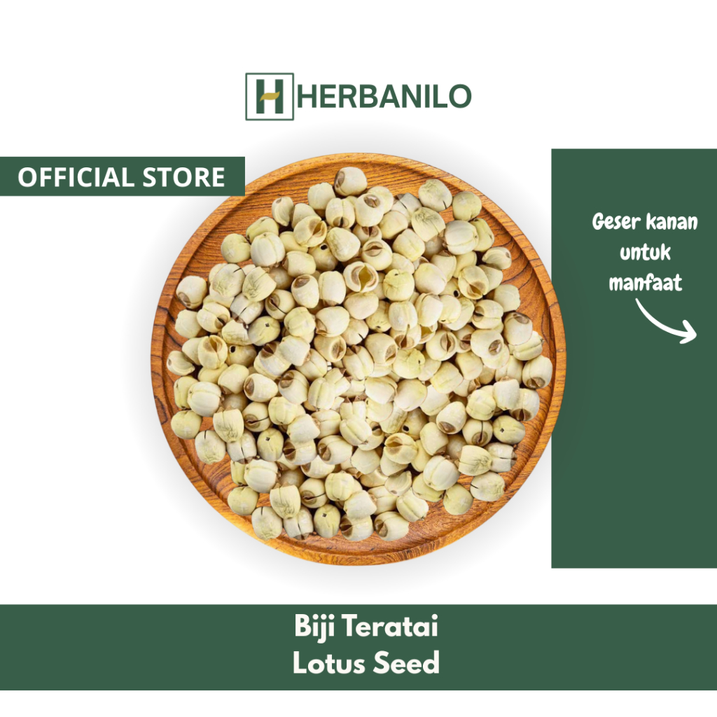 

Herbanilo - Biji Teratai Kering / Lian Zi / Lian Mi / Lotus Seed 10 Gram