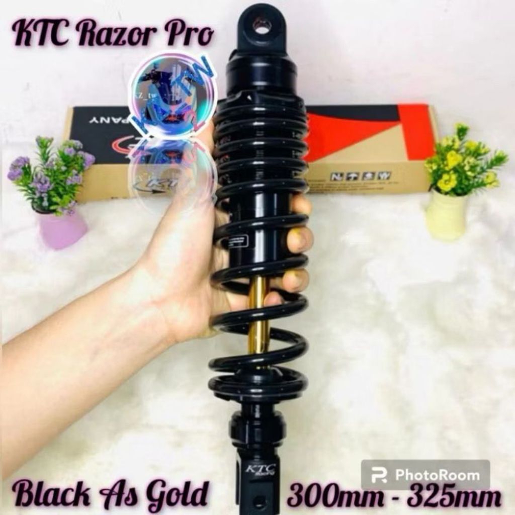 Shockbreaker Ktc razor pro ktc original 300Mm 325Mm Klick fungsi Mio Vario Beat Fino Scoopy dll