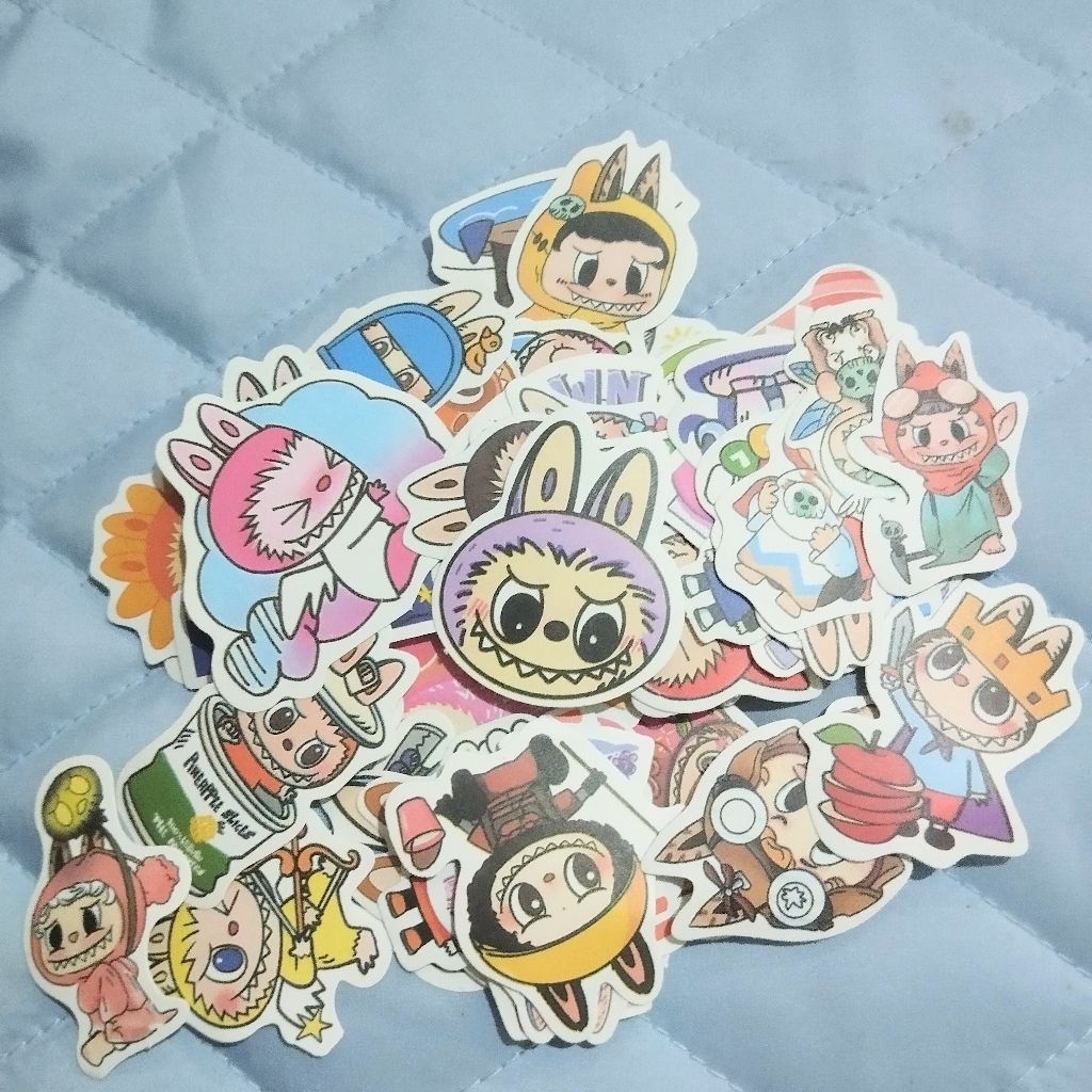 

10 PCs Sticker labubu