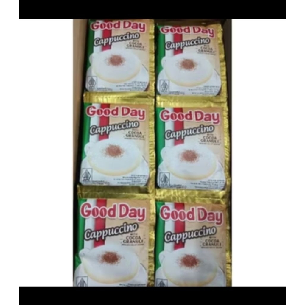 

Goodday Cappucino 1 renteng isi 10 pcs