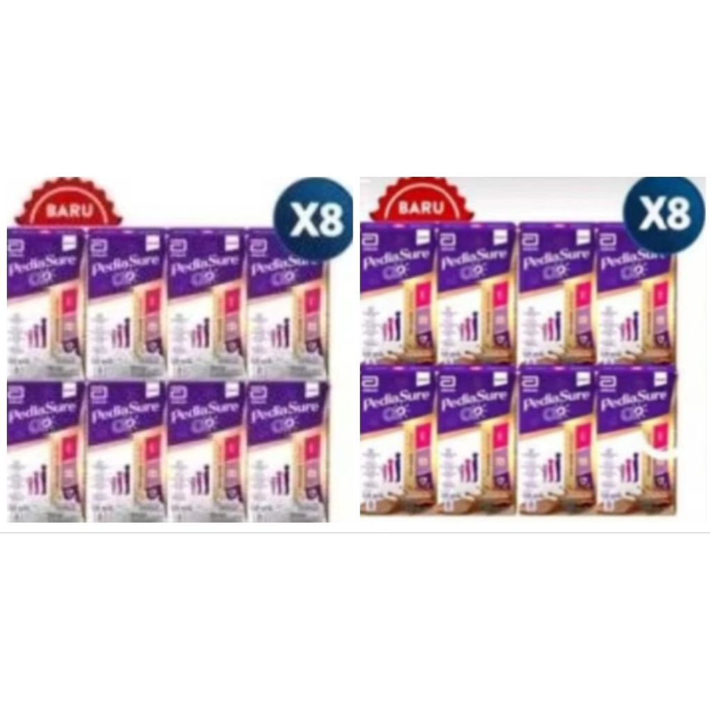 

PEDIASURE UHT VANILA COKLAT 4PCS 8PCS 16PCS