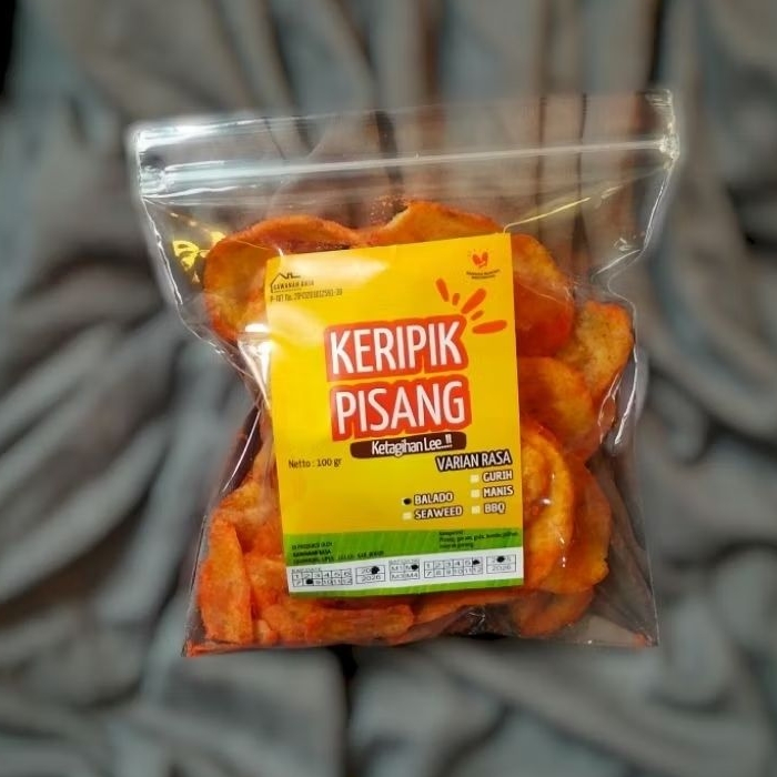 

100gr KERIPIK PISANG KAPAS BALADO