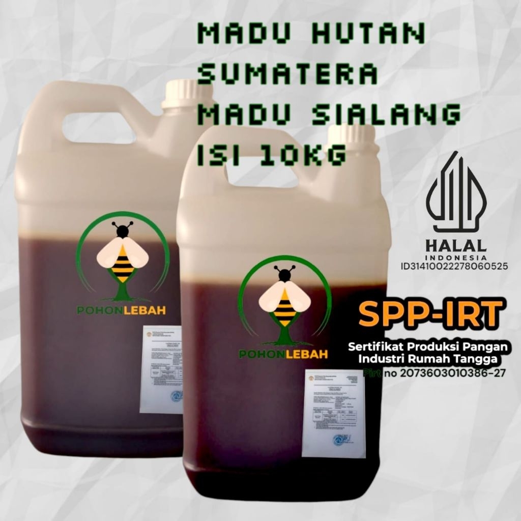 

madu asli hutan sumatera 10 kg curah riau kampar
