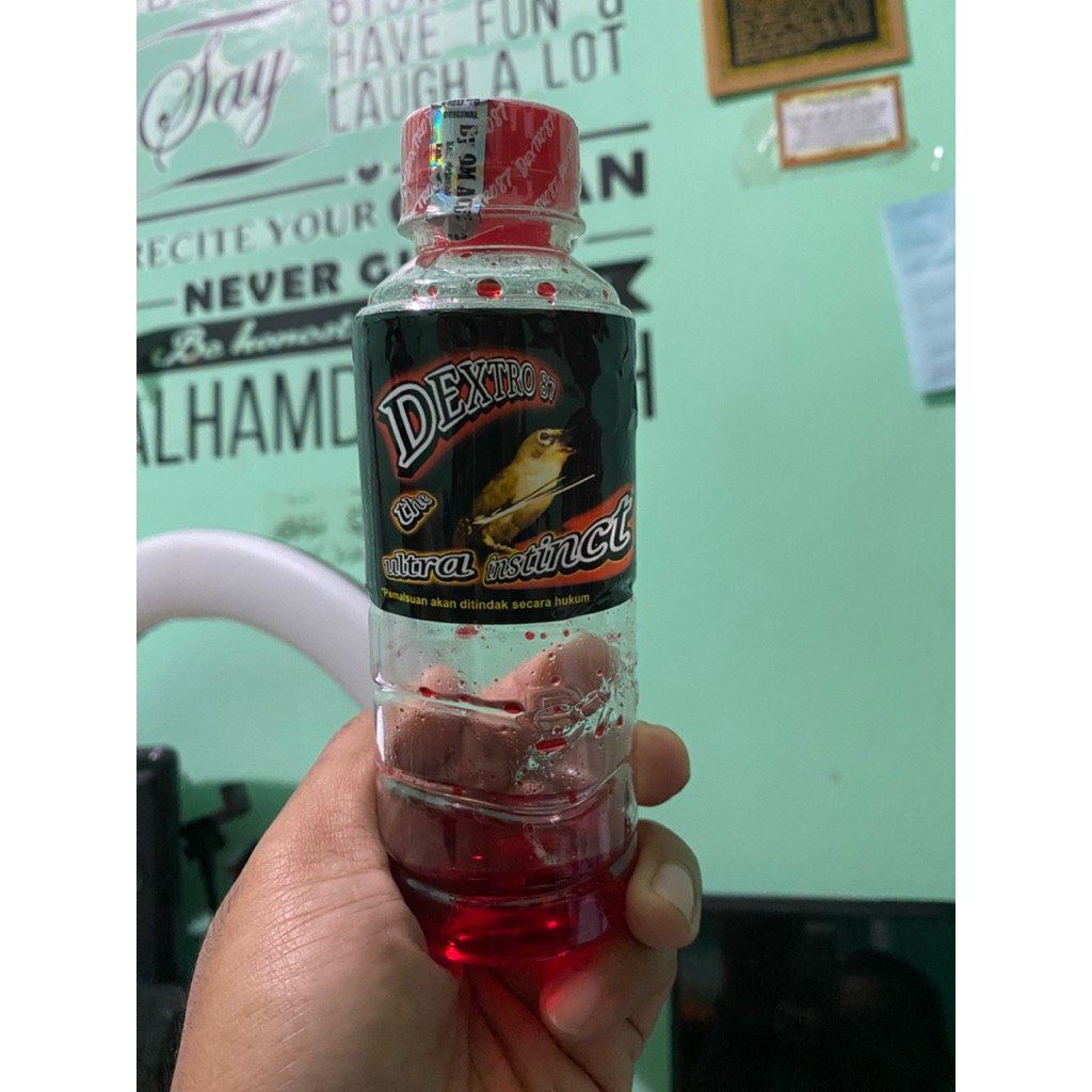 Dextro87 vitamin minuman burung kecil pleci sogon konin kolibri dextro 87 om acuz asli ORIGINAL