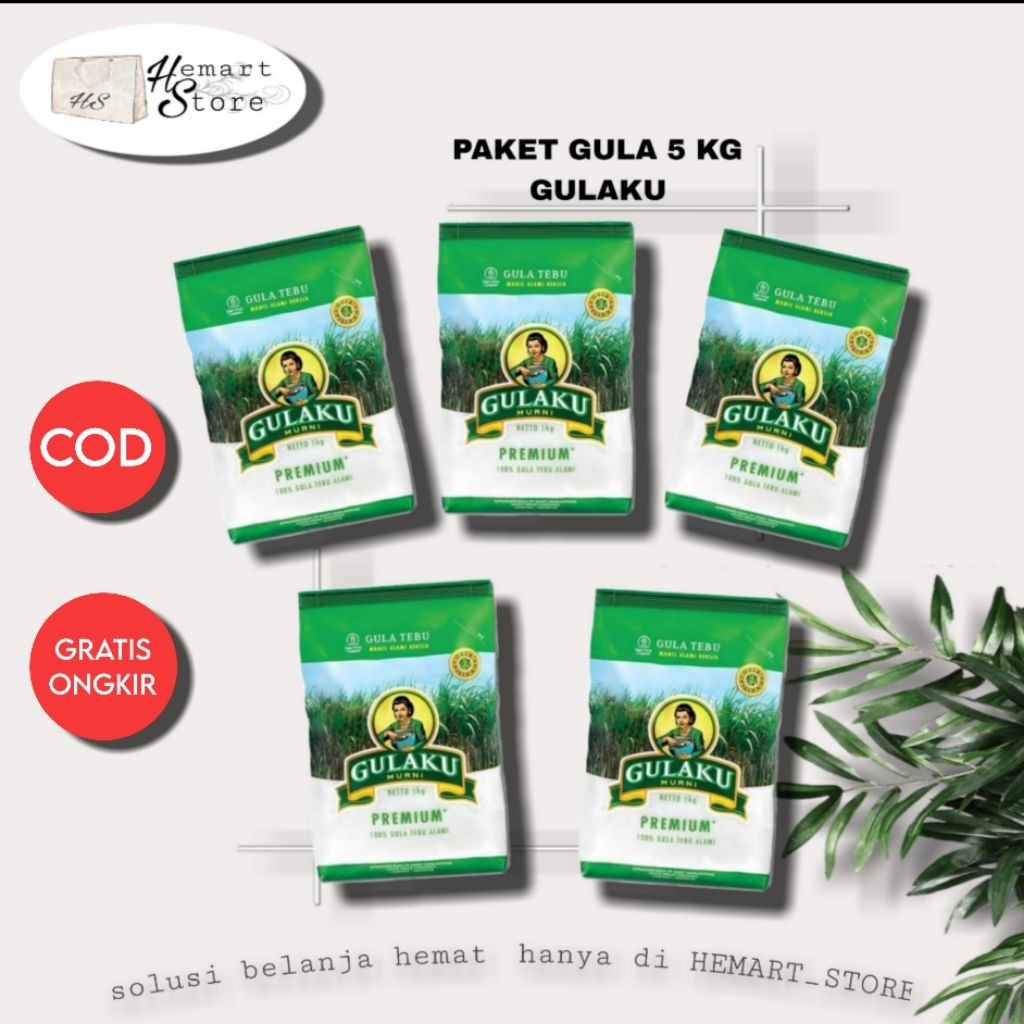 

Gula Pasir Gulaku Paket 5 Kg Termurah Gula Pasir Gulaku Murah