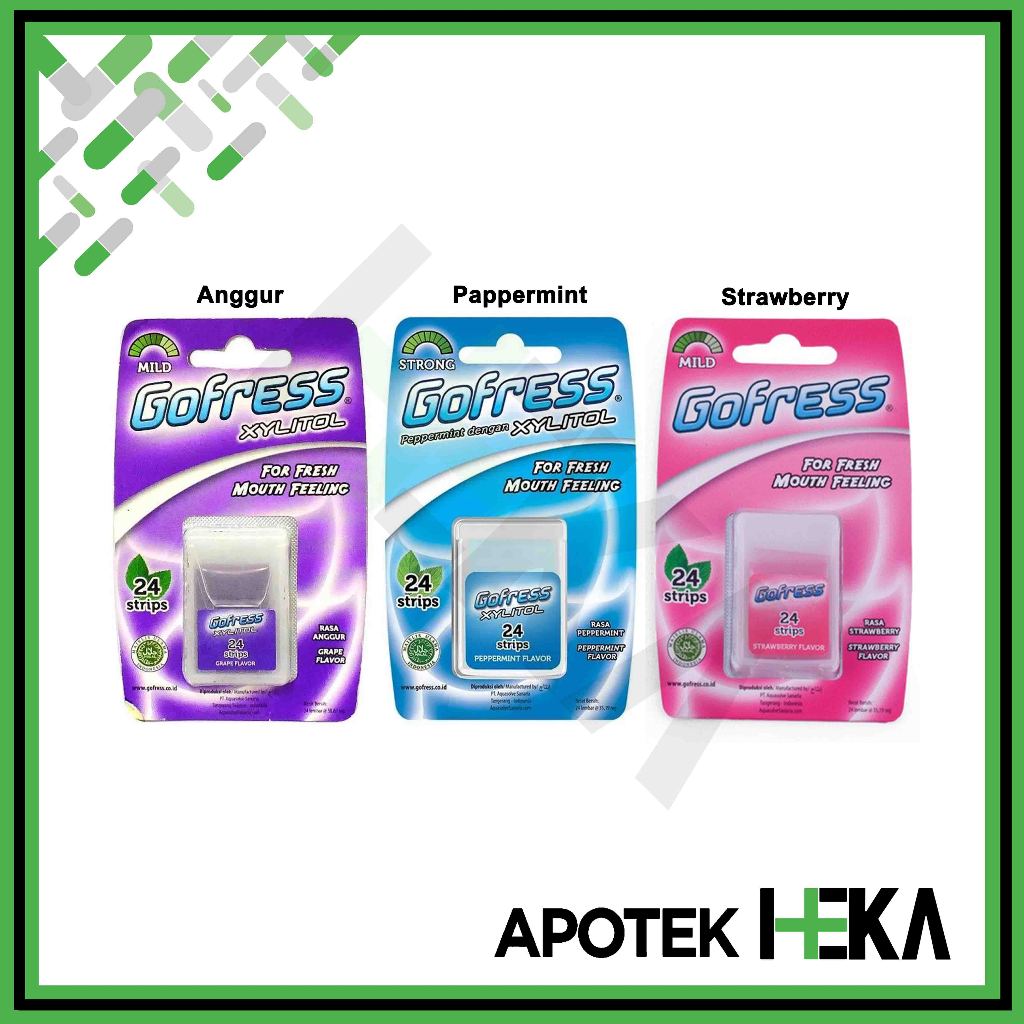 

Gofress Go Fress Permen Strip isi 24 Strips - Permen Penyegar Nafas (BANDUNG)