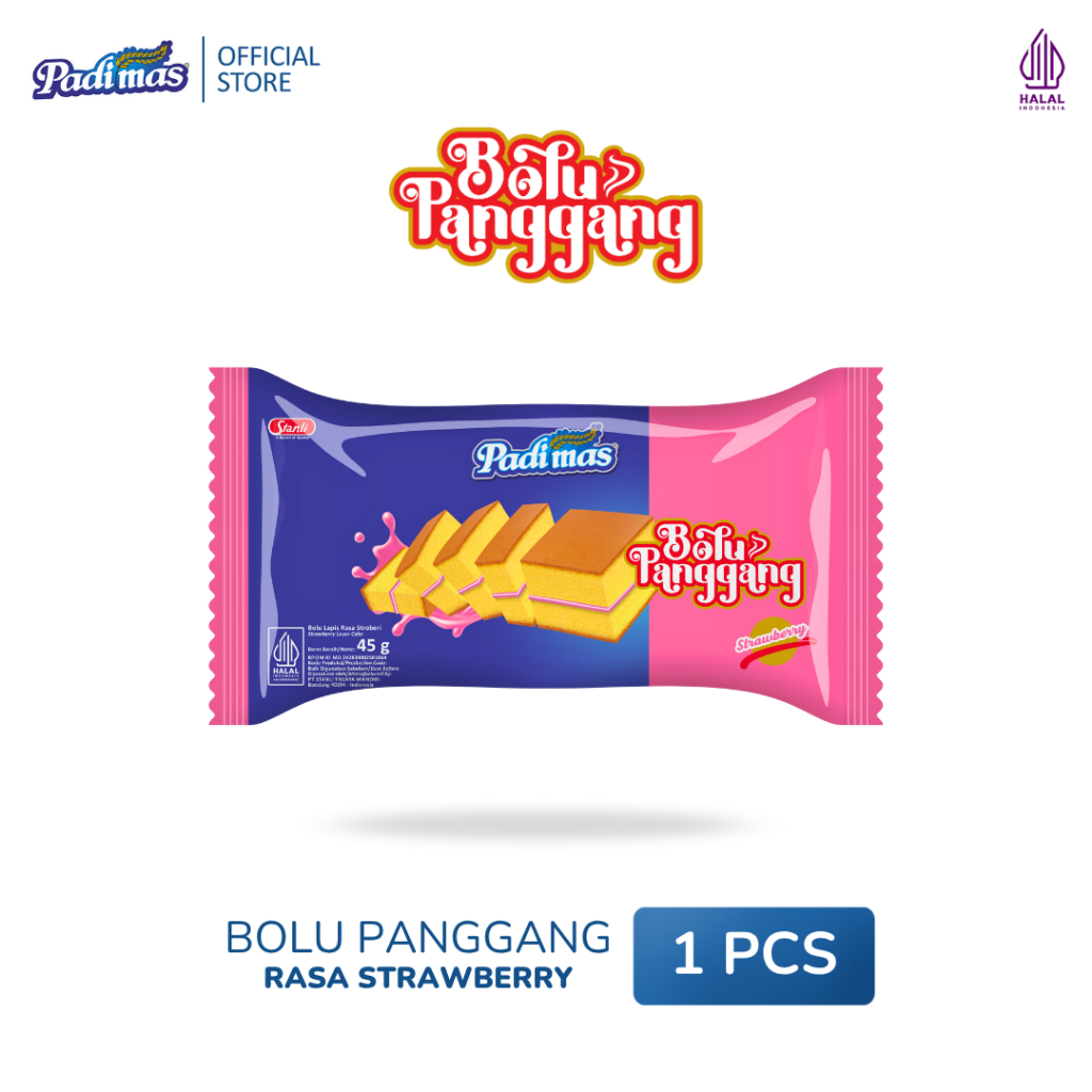 

Padimas Bolu Panggang Rasa Strawberry 45gr