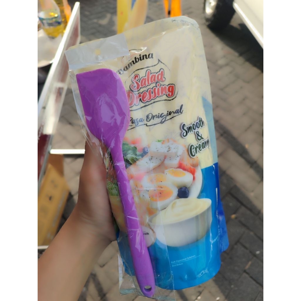 

Bambina mayounaise 1kg salad dressing, untuk topping pizza, burger, kebab, untuk salad sayur buah