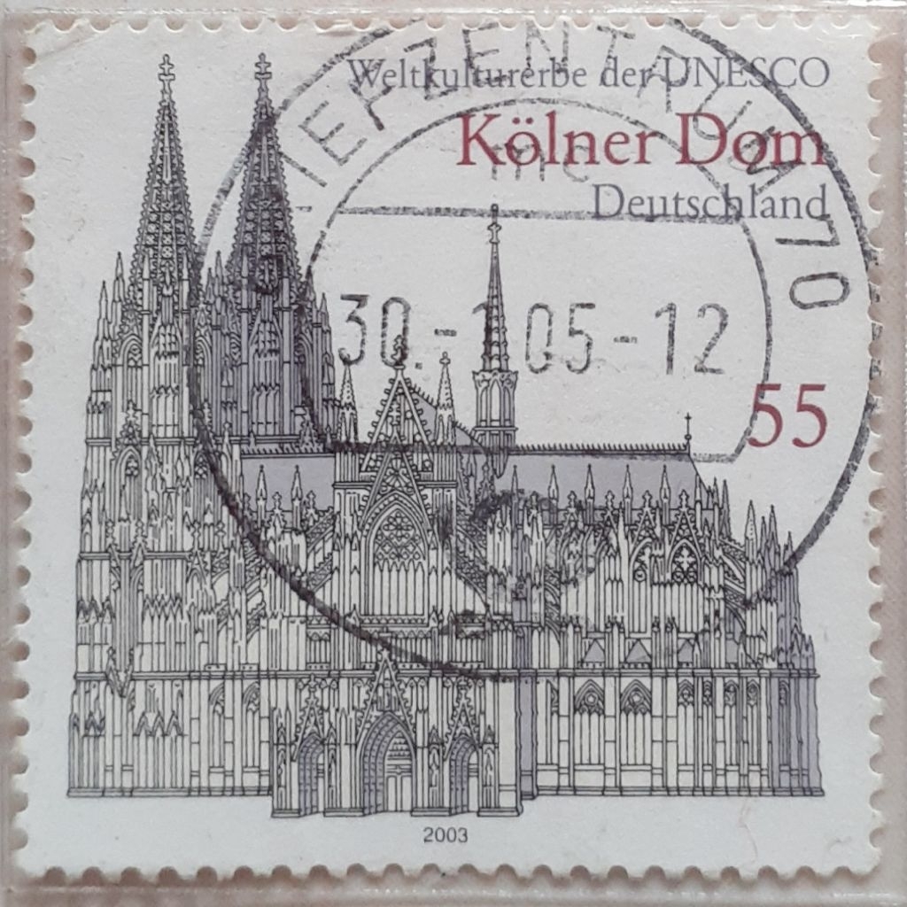 

(J3) Perangko Jerman Cologne Cathedral Tahun 2003