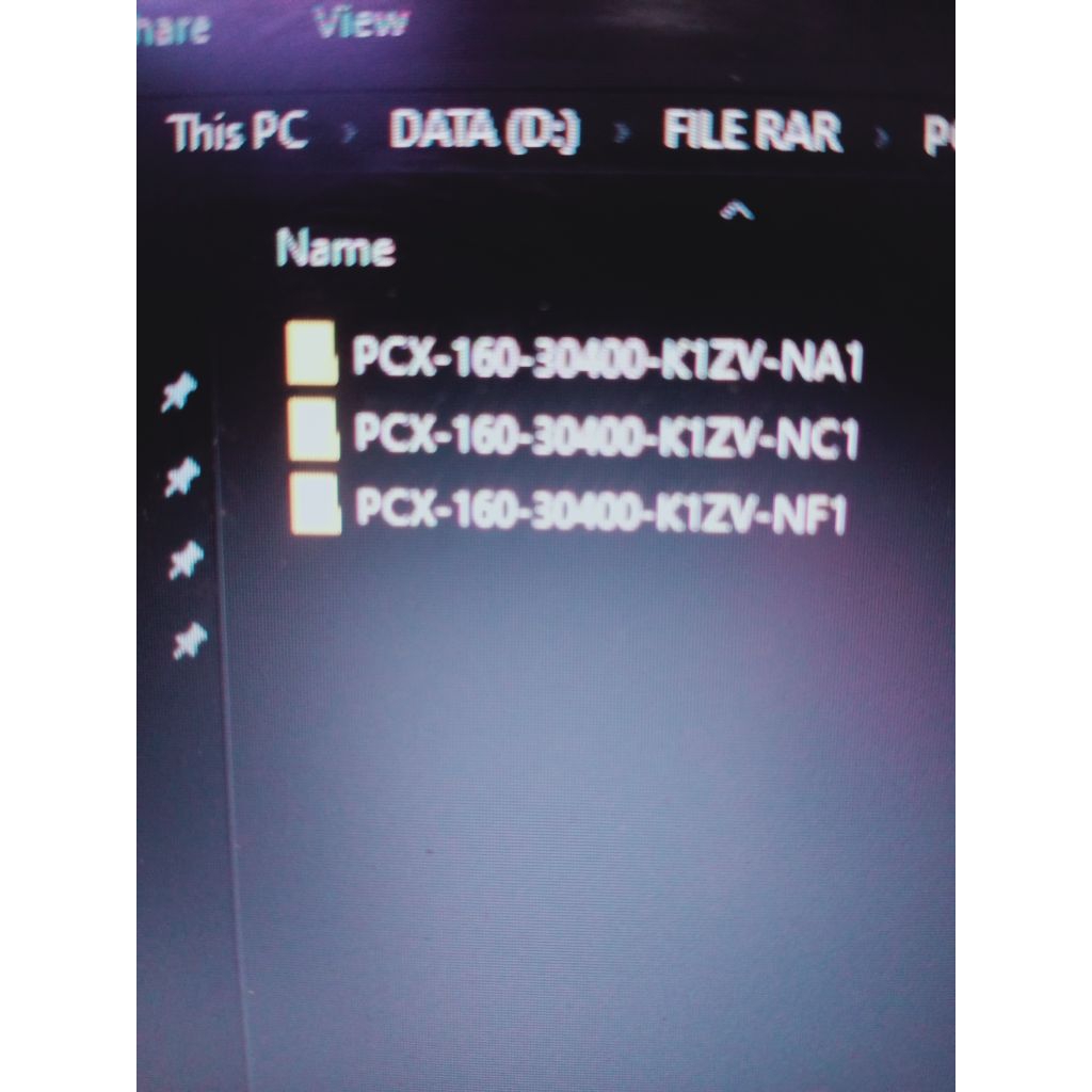 file ecu motor honda terbaru