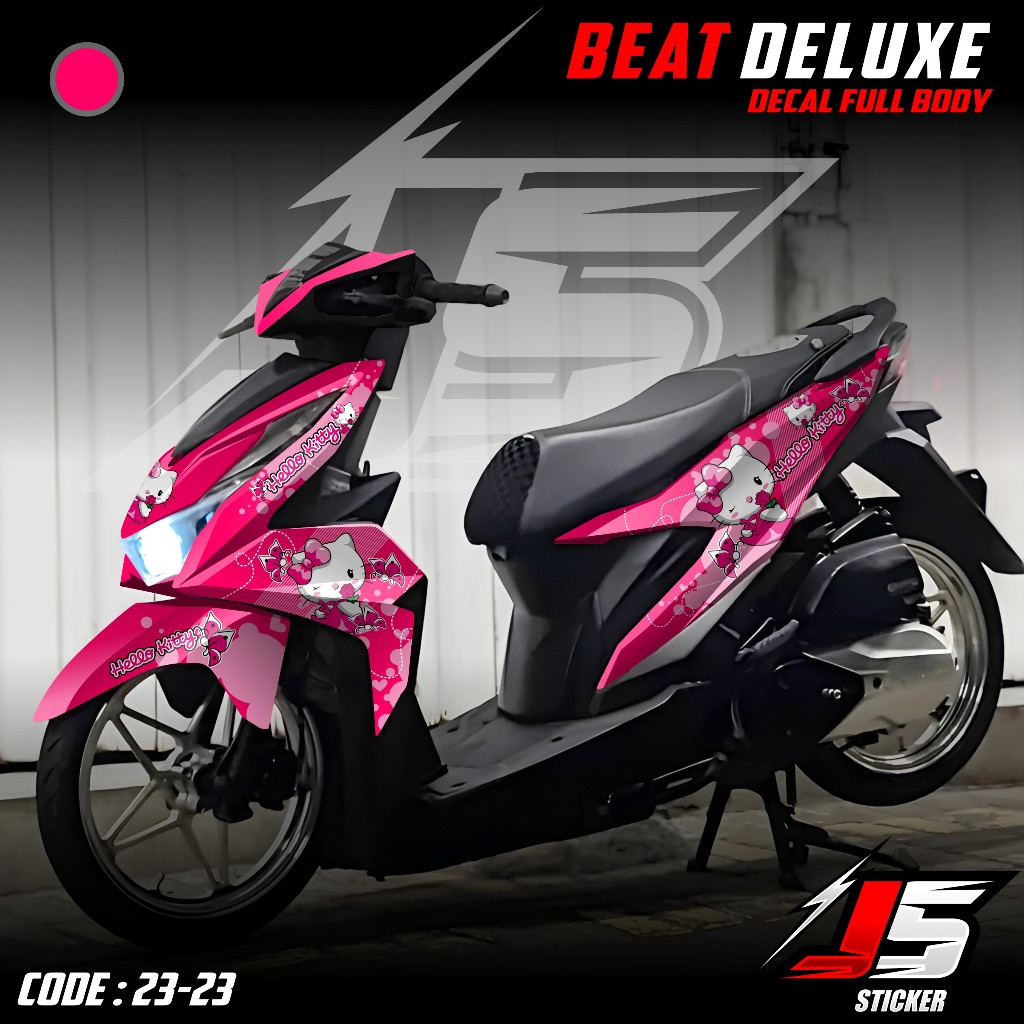 (COD) TERBARU Decal Sticker Beat DELUXE STREET 2020 2021 2022 2023 Full body - Stiker Variasi Beat F