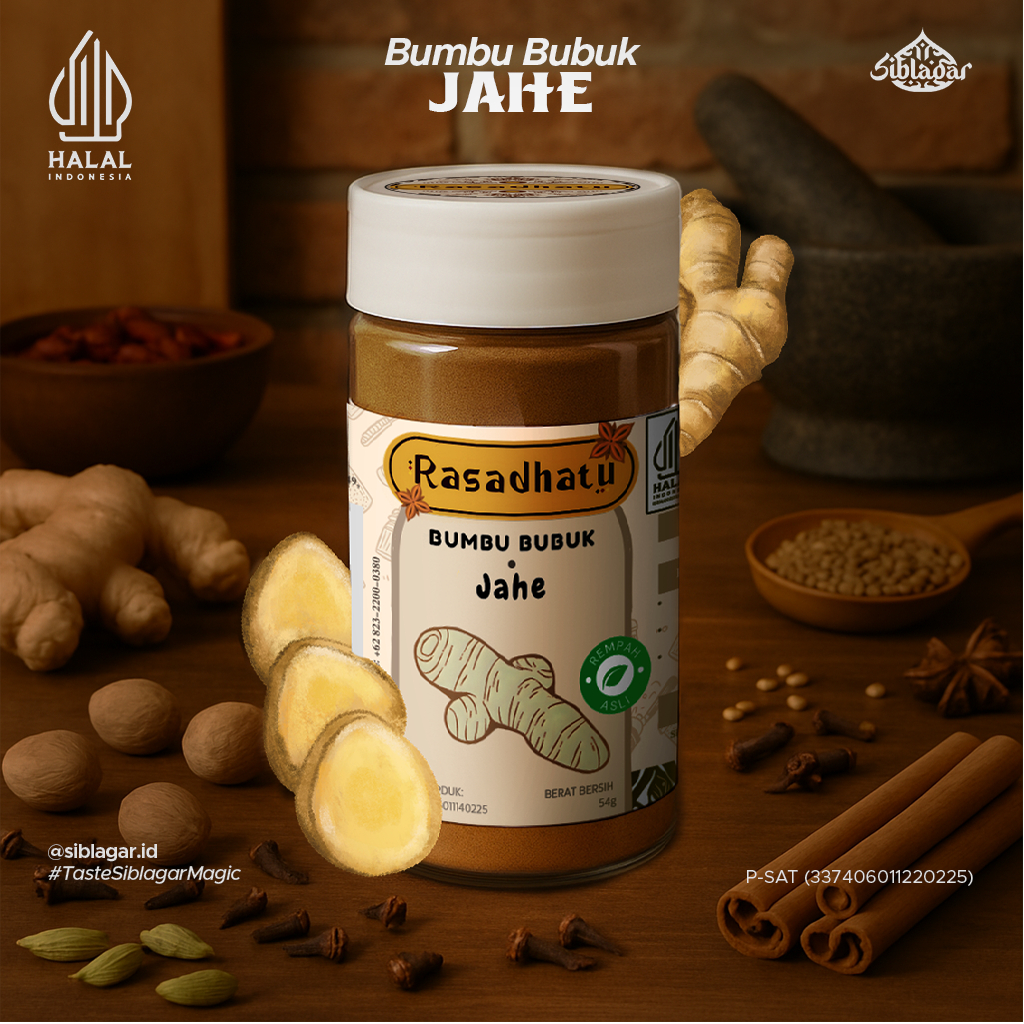 

JAHE BUBUK (Ginger) SIBLAGAR 54 gram | Jahe Premium Pilihan - Rempah (Spices) & Bumbu Dapur