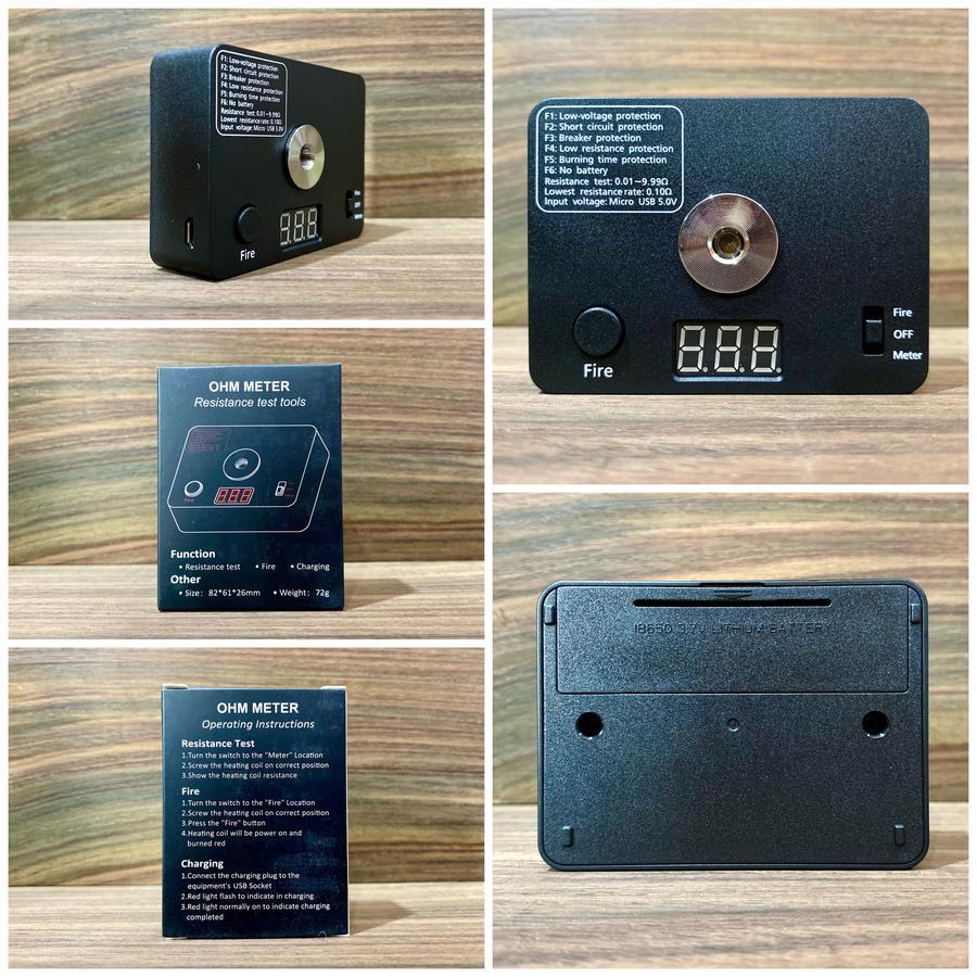 521 Tab Mini Ohm Meter (OEM Factory)