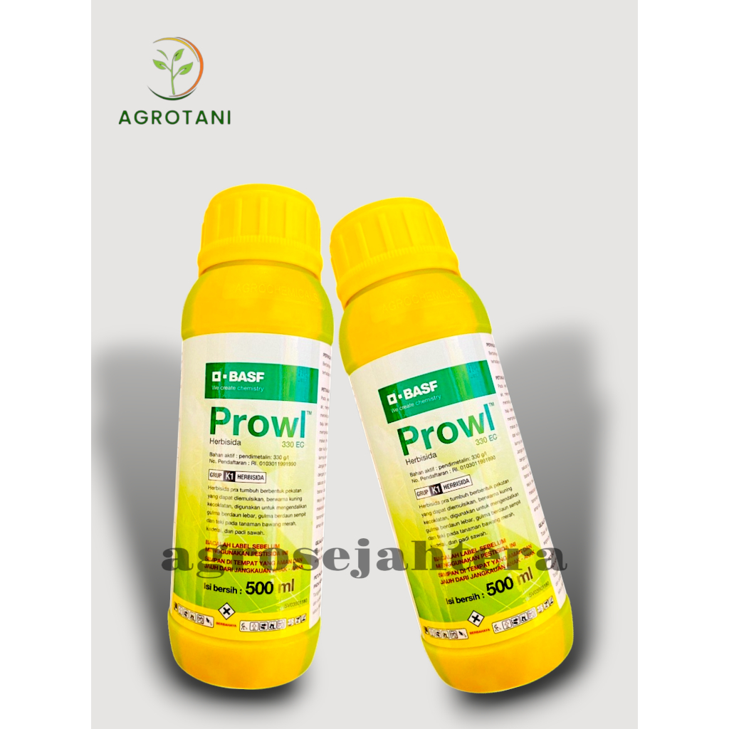 Prowl 330EC 500ml Herbisida Pembasmi Rumput Untuk tanaman Bawang, Kedelai, dan Padi Sawah