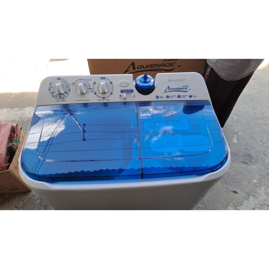 mesin cuci sharp 97 CM ( 9 kg ) Aquamagic