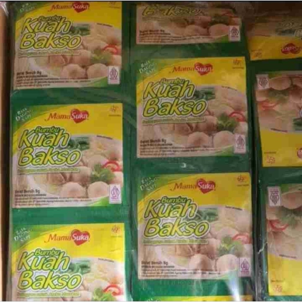 

[1PACK=10RENTENGX12PCS=120PCS] MAMA SUKA MAMASUKA KUAH BAKSO BASO 8 GRAM