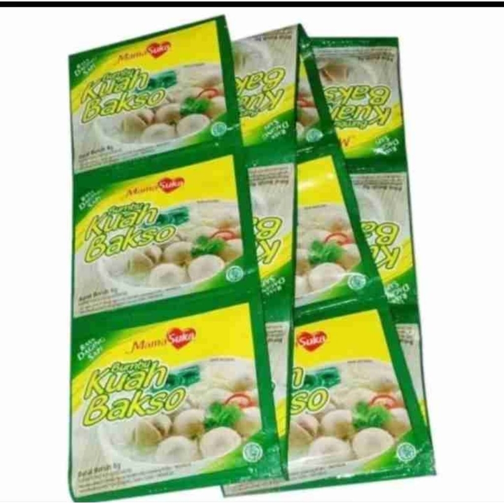 

[1RENTENG=12PCS] MAMA SUKA MAMASUKA BUMBU KUAH BAKSO 8 GRAM