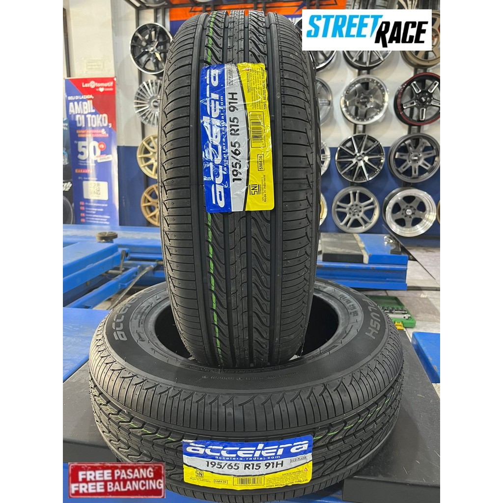 ban mobil r15 65 195 Merk ACCELERA ECO PLUSH 195/65 R15 Ban Lokal Bukan Gt Radial