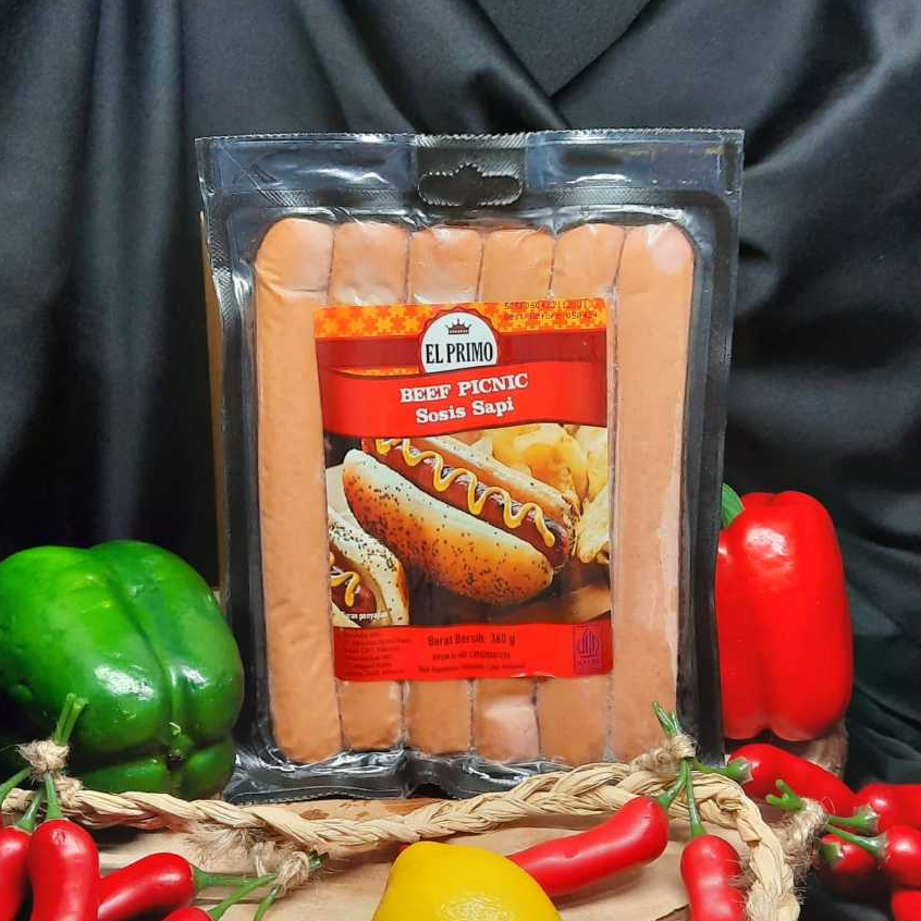 

El Primo Beef Picnic 360gr / Sosis Picnic 360gr