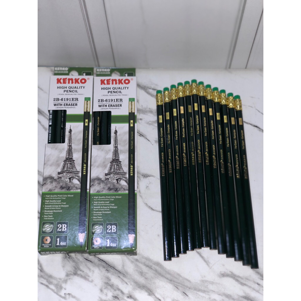 

KENKO PENSIL 2B-6191 ER (1LSN/ 12PCS)