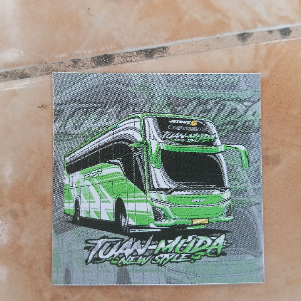 stiker bus afa "tuan muda"