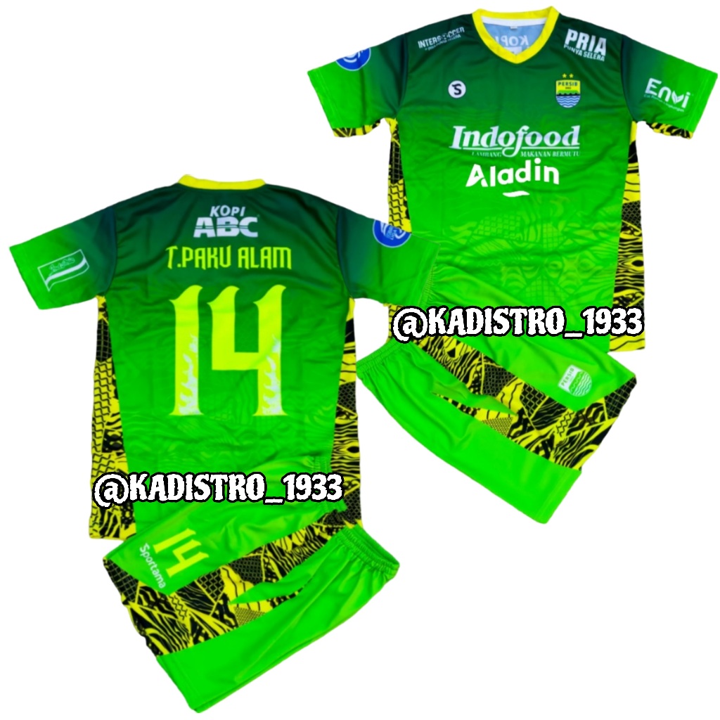 Setelan Jersey Bola Anak Persib Bandung Gk Musim 2022-2023 Bahan Dry-fit milano Motif Full Printing