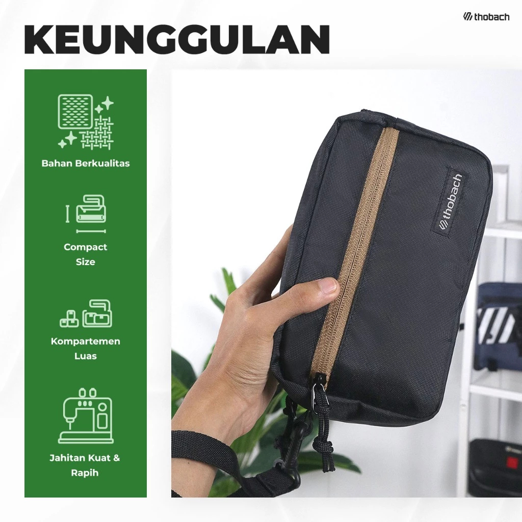 

PBH DOMPET MAKE UP TEMPAT PENSIL MULTIFUNGSI