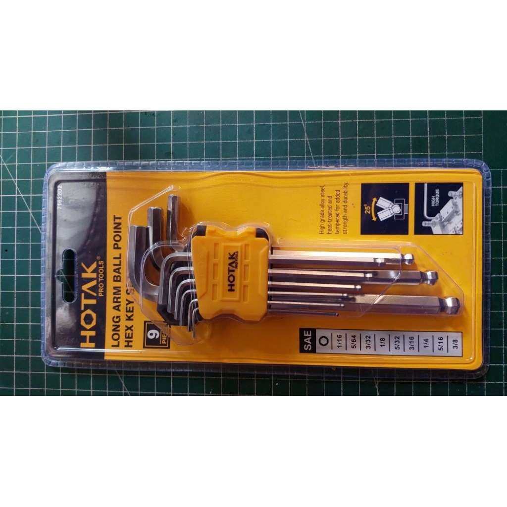 Set 9 pcs Kunci L HOTAK Pro Tools PREMIUM