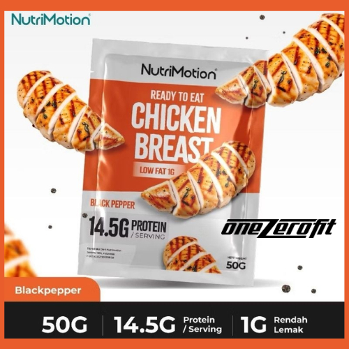 

NutriMotion Ready To Eat Chicken Breast 50gr Dada Ayam Siap Makan Low Fat High Protein