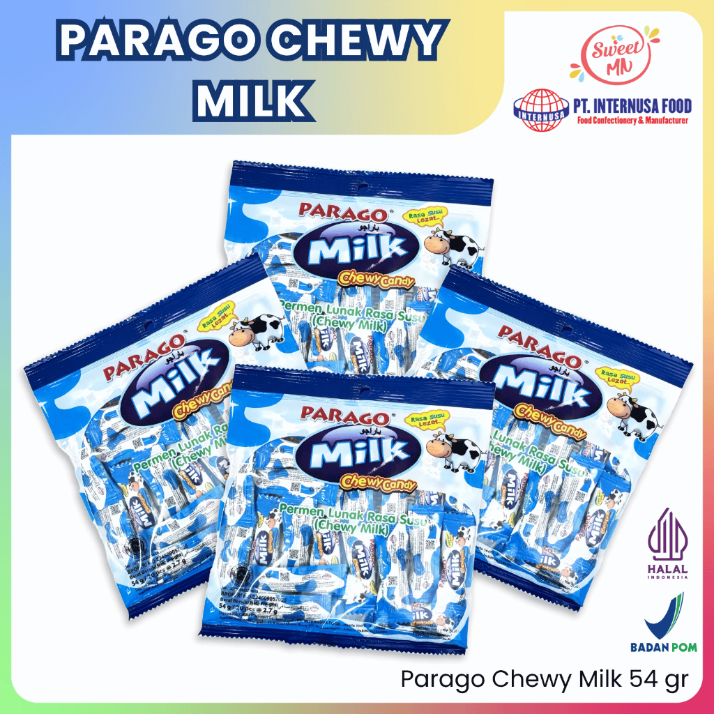 

Permen Parago Chewy Milk 4x54 gr