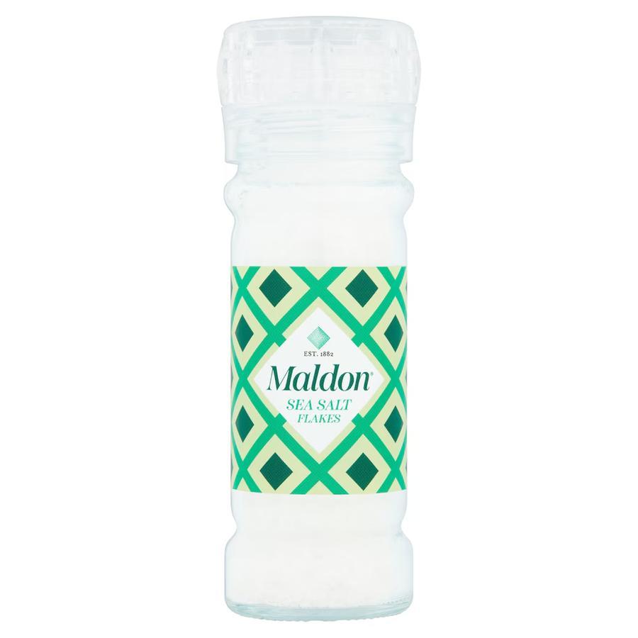 

Maldon Sea Salt Flakes Salt Bae 50gr Grinder Garam Laut Gilingan Kaca