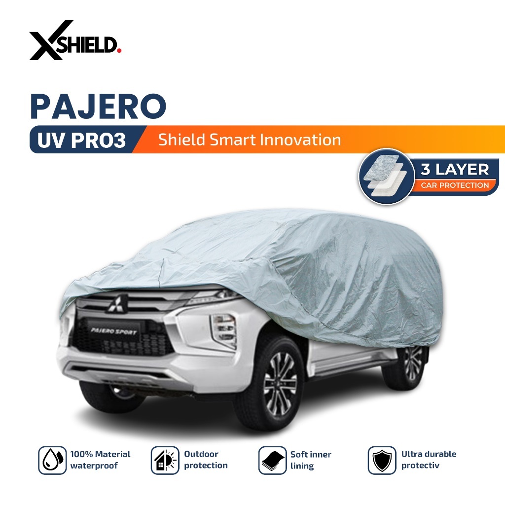 OUTDOOR PREMIUM COVER MOBIL SARUNG MOBIL ALPHARD PAJERO INNOVA REBORN anti panas 3 lapis