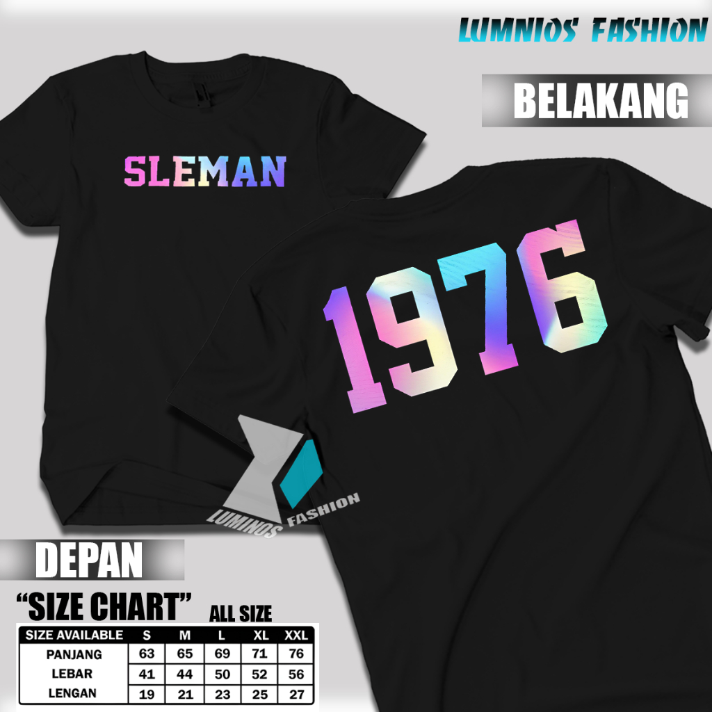 Kaos Reflektif Pss Sleman 1976- Baju Hologram Pss Sleman Reflektif Katun 24s Bisa Cod 2025