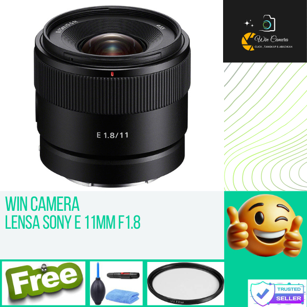 Lensa Sony E 11mm F1.8 / Lensa Kamera Sony / Lensa Camera Sony / Lens Kamera Sony / Lens Camera Sony