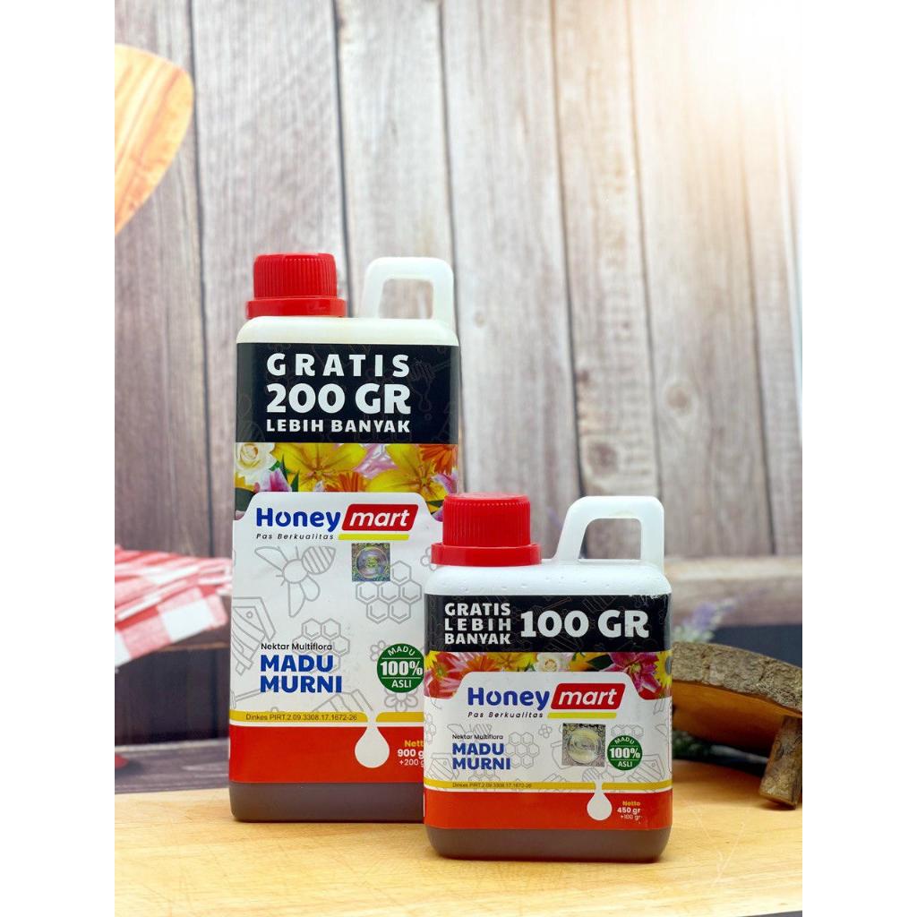 

Madu Nektar Multiflora Madu HoneyMart 450-900 gr/Madu penguat Imun Tubuh/ Madu Untuk Kecantikan