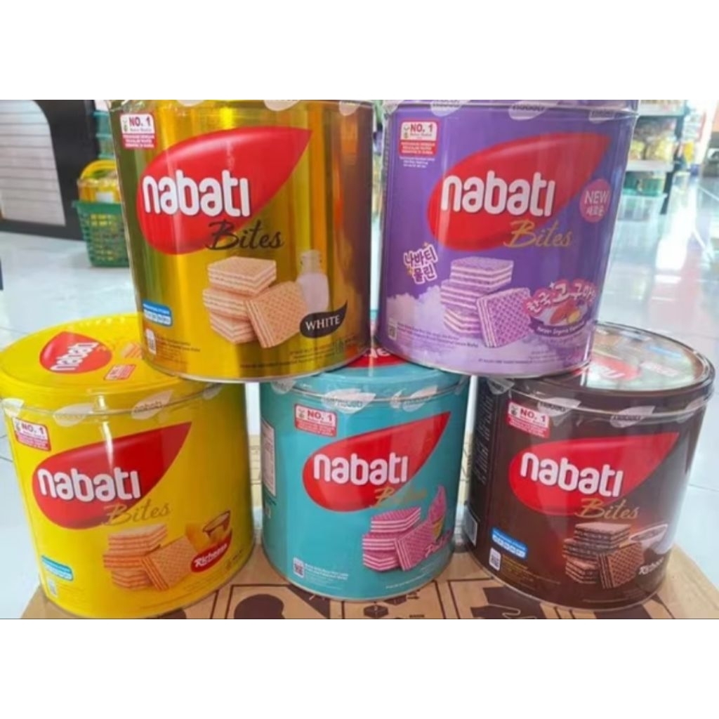 Nabati Bites Kaleng Murah / Nabati Wafer Kaleng