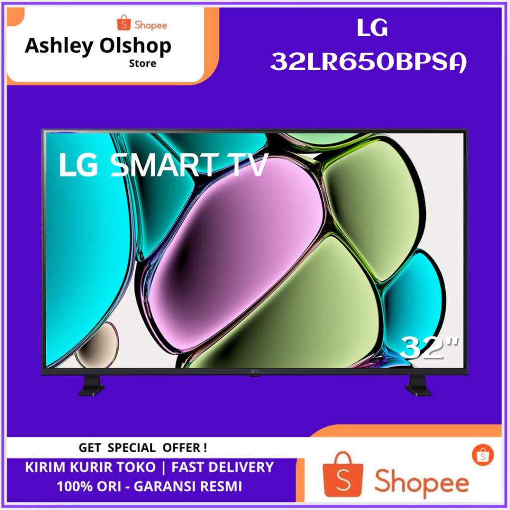 Smart TV HD LG 32 Inch 32LR650BPSA LED TV LG 32-LR650BPSA TV LR65 32 Inci