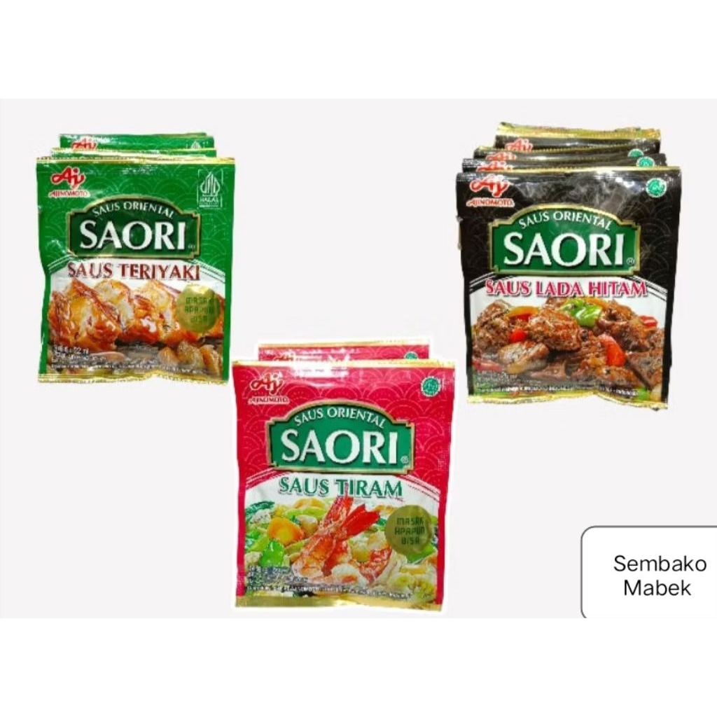 

Saus Oriental / Saori Saus Tiram / Saori Saus Lada Hitam