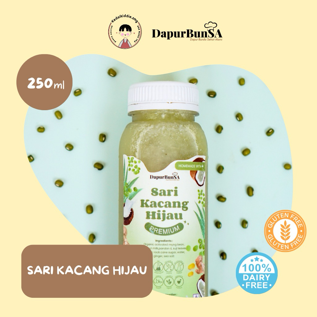 

[BUNDLING 3PCS] Sari Kacang Hijau dengan kacang hijau aktivasi