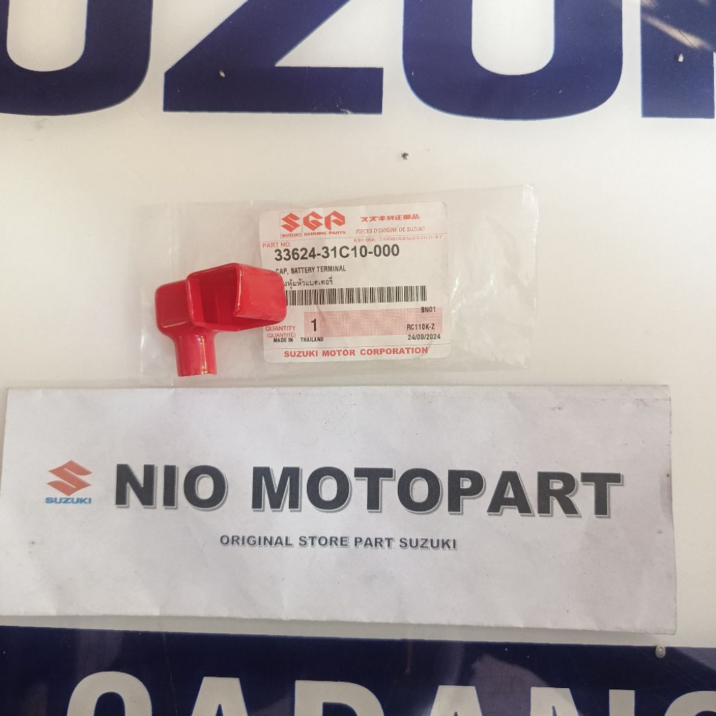 COVER KARET KABEL AKI SUZUKI SMASH TITAN 110  ORIGINAL SGP