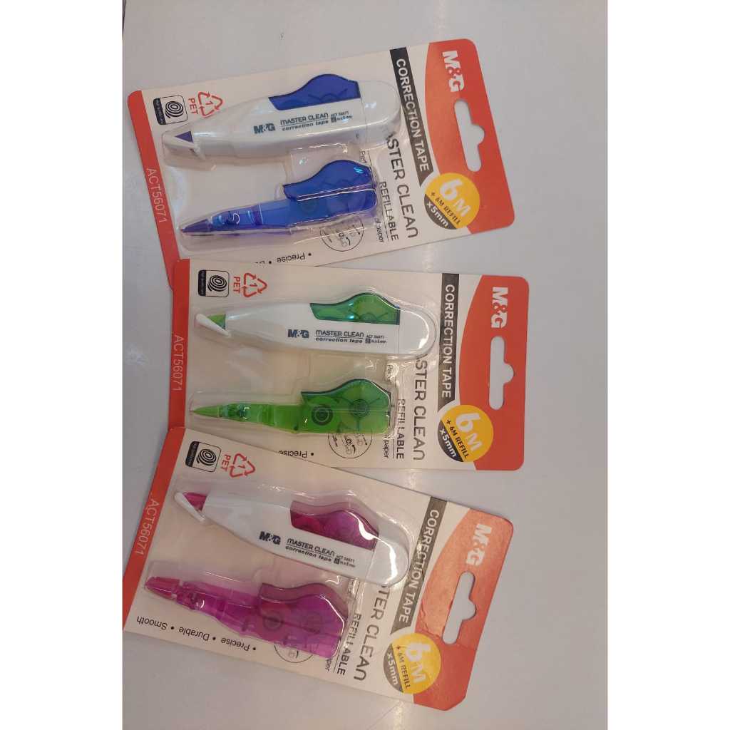 

M&G Correction Tape Master Clean 6M+6M Reffil*5mm