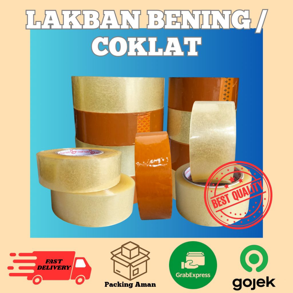 

Lakban Coklat dan Bening Murah