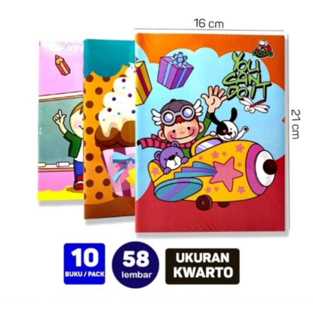 

Buku Tulis Dodo 58 Lembar